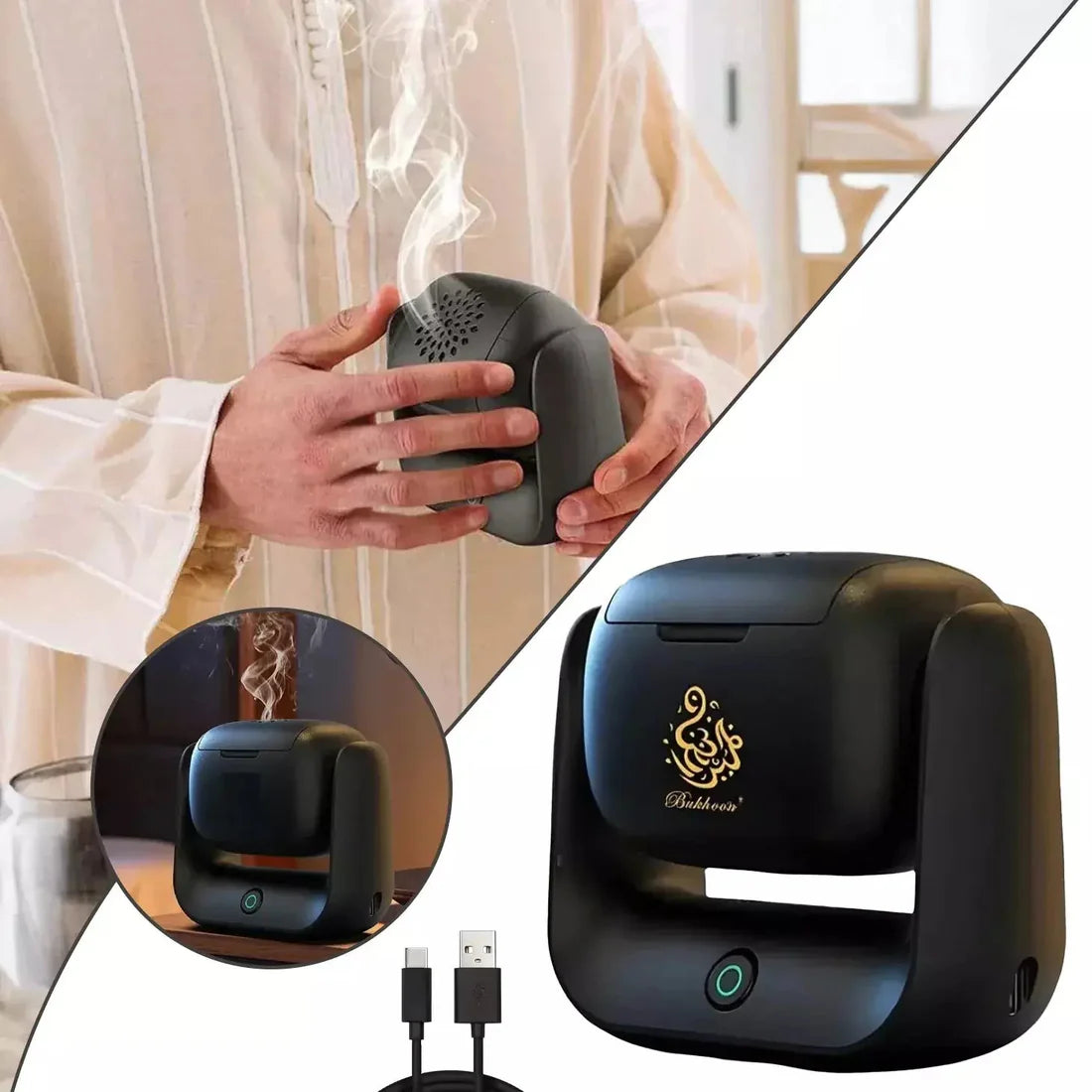 Bukhoor Rotational Electric Incense Burner