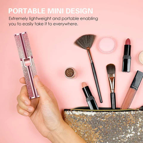 2-in-1 Eyebrow Trimmer & Facial Hair Remover – Painless & Rechargeable