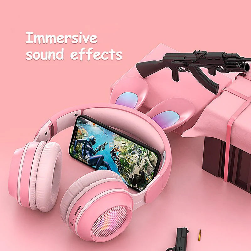 Rabbit Ear Wireless Luminous Headphones